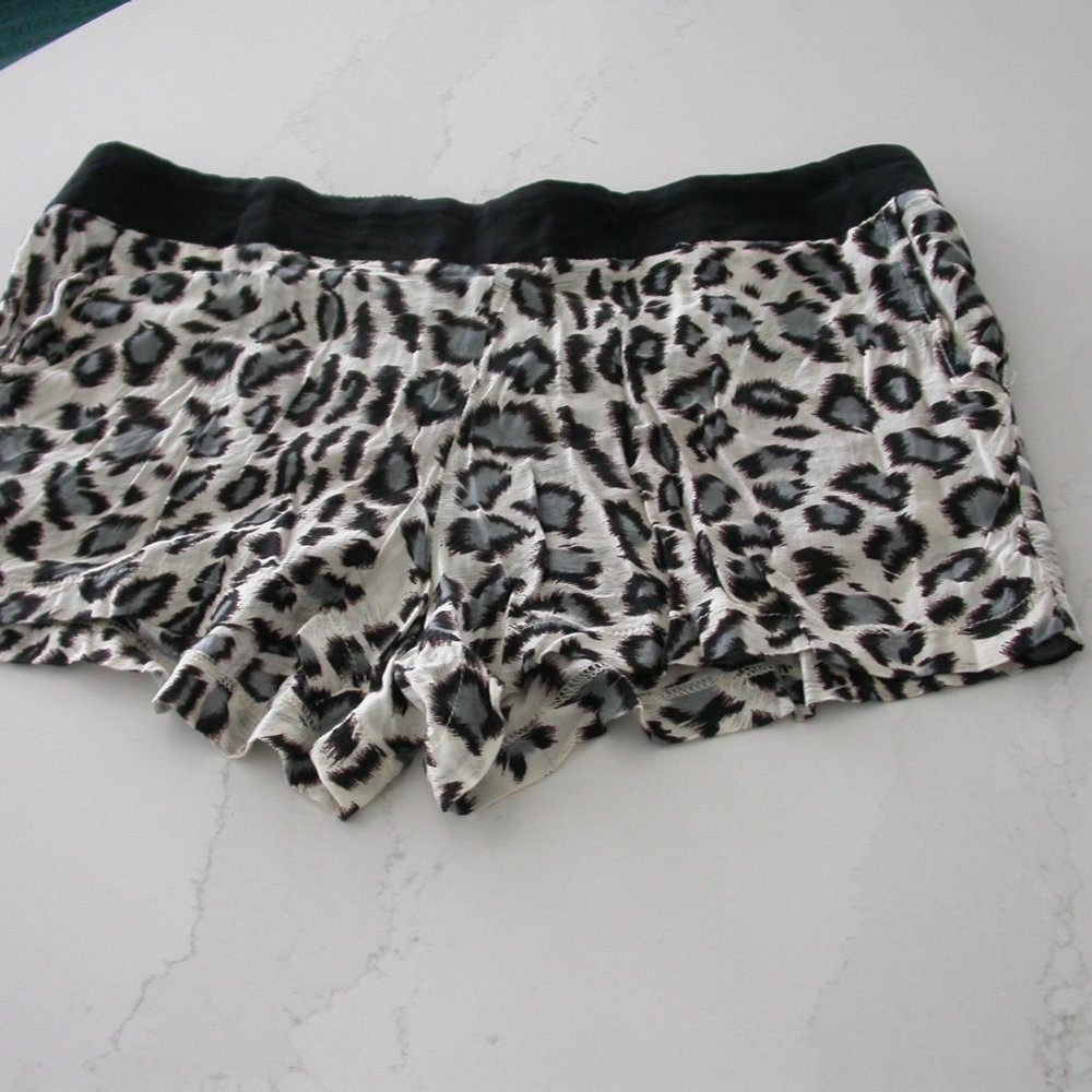 Light Animal Print Shorts